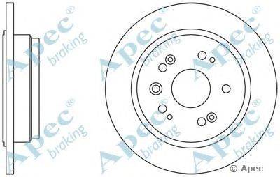 Тормозной диск APEC braking DSK2337