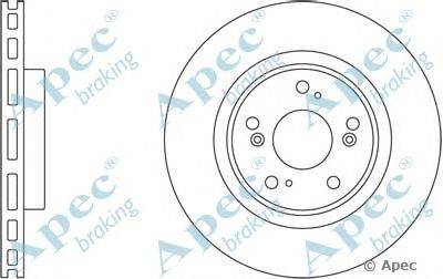 Тормозной диск APEC braking DSK2350