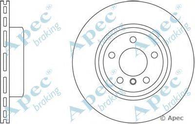 Тормозной диск APEC braking DSK2359