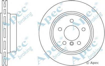 Тормозной диск APEC braking DSK2368