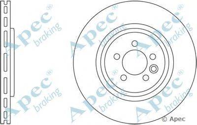 Тормозной диск APEC braking DSK2371