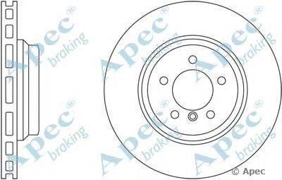 Тормозной диск APEC braking DSK2476