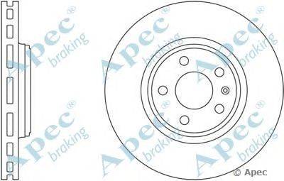 Тормозной диск APEC braking DSK2539