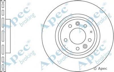 Тормозной диск APEC braking DSK2571