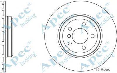 Тормозной диск APEC braking DSK2607