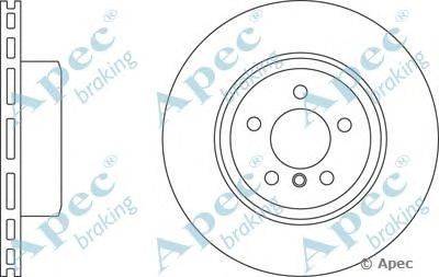 Тормозной диск APEC braking DSK2622