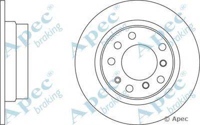 Тормозной диск APEC braking DSK2624