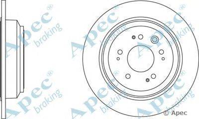 Тормозной диск APEC braking DSK2652