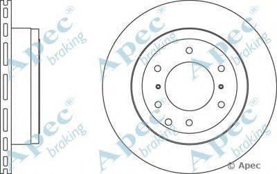 Тормозной диск APEC braking DSK2669