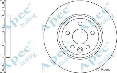 Тормозной диск APEC braking DSK2692