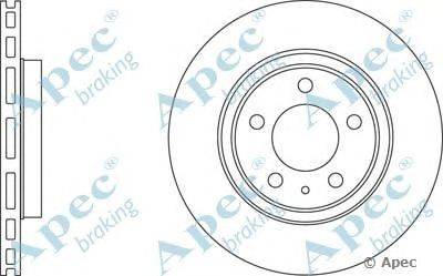 Тормозной диск APEC braking DSK2700