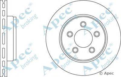 Тормозной диск APEC braking DSK2706