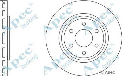 Тормозной диск APEC braking DSK2707