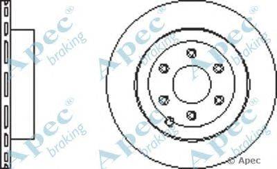 Тормозной диск APEC braking DSK2708