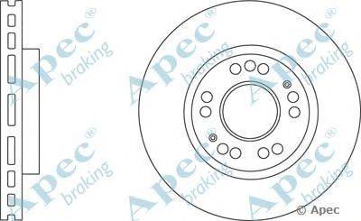 Тормозной диск APEC braking DSK2762
