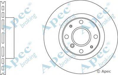 Тормозной диск APEC braking DSK2773