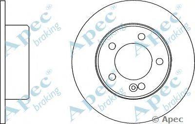 Тормозной диск APEC braking DSK2840