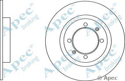Тормозной диск APEC braking DSK2903