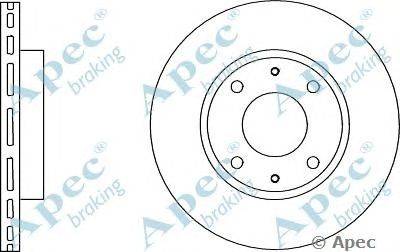 Тормозной диск APEC braking DSK2916