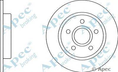 Тормозной диск APEC braking DSK2926