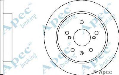 Тормозной диск APEC braking DSK2957