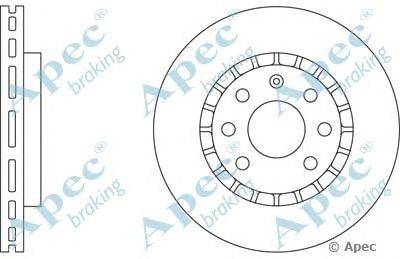 Тормозной диск APEC braking DSK518