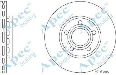 Тормозной диск APEC braking DSK542