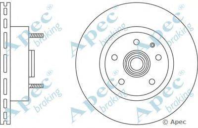 Тормозной диск APEC braking DSK590