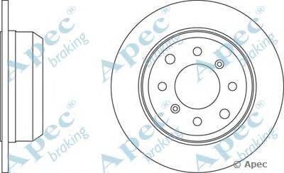 Тормозной диск APEC braking DSK708