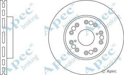 Тормозной диск APEC braking DSK738