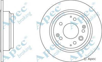 Тормозной диск APEC braking DSK739
