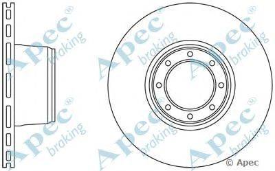 Тормозной диск APEC braking DSK791
