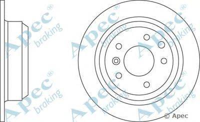Тормозной диск APEC braking DSK947