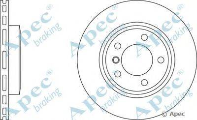 Тормозной диск APEC braking DSK971