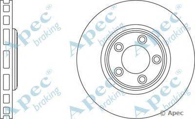 Тормозной диск APEC braking DSK976