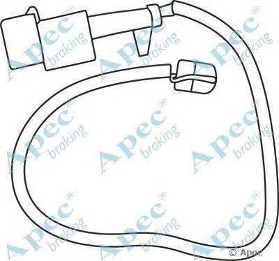 Указатель износа, накладка тормозной колодки APEC braking WIR5224