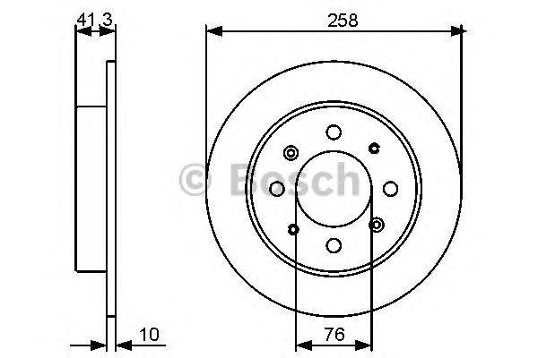 Тормозной диск BOSCH 0986479462