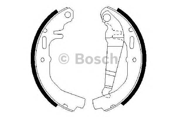 Комплект тормозных колодок BOSCH BS430