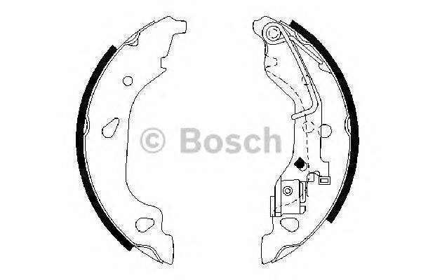 Комплект тормозных колодок BOSCH BS836