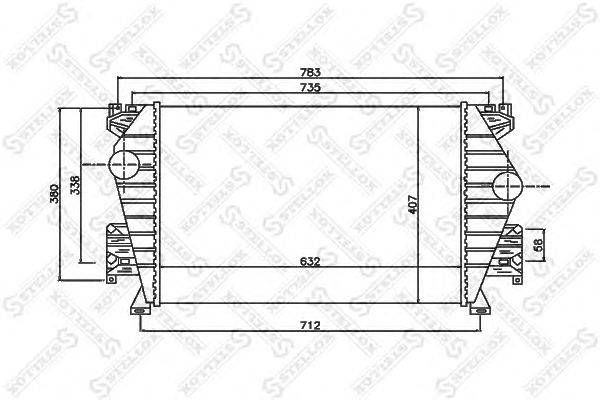 Интеркулер STELLOX 10-40106-SX