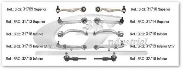 Комлектующее руля, подвеска колеса 3RG 31773