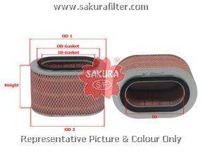 Воздушный фильтр SAKURA  Automotive A-1032