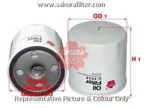 Масляный фильтр SAKURA  Automotive C-1514