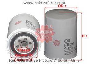 Масляный фильтр SAKURA  Automotive C1803