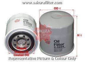 Масляный фильтр SAKURA  Automotive C-5604