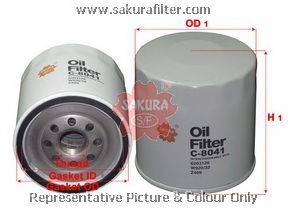 Масляный фильтр SAKURA  Automotive C-8041