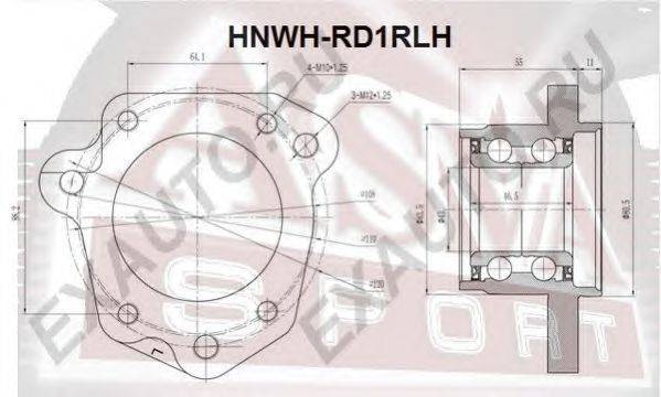 Ступица колеса ASVA HNWHRD1RLH