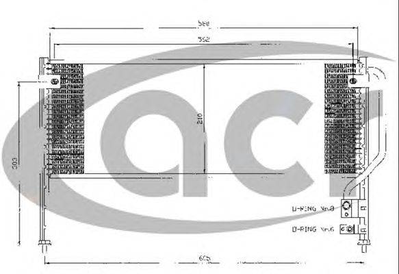 Конденсатор, кондиционер ACR 300501