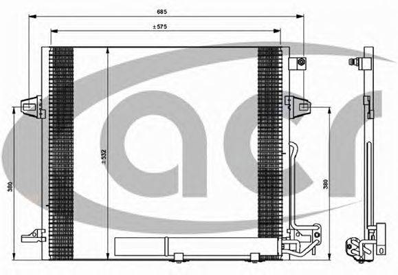 Конденсатор, кондиционер ACR 300600