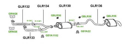 Система выпуска ОГ GT Exhaust 1025
